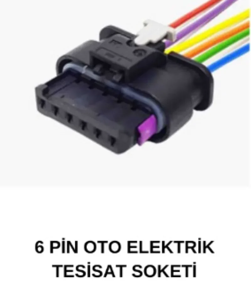 GAZ PEDAL SOKETİ (6 FİŞ KABLOLU) OPEL 6K029 1ADET FİYATIDIR